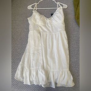 COPY - White Floral Babydoll Lulus Dress